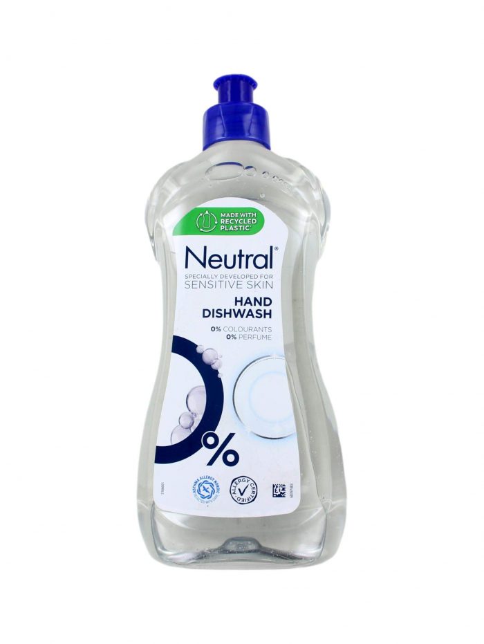 Neutral Afwasmiddel 0% Parfum, 500 ml