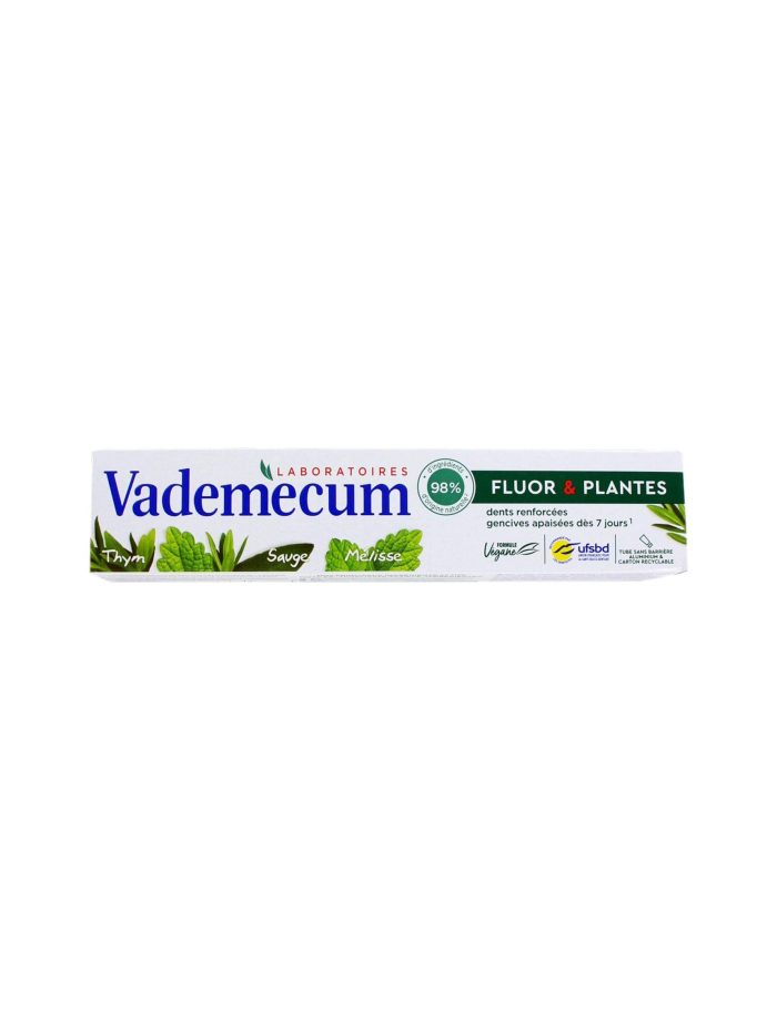 Vademecum Tandpasta Fluor & Planten, 75 ml