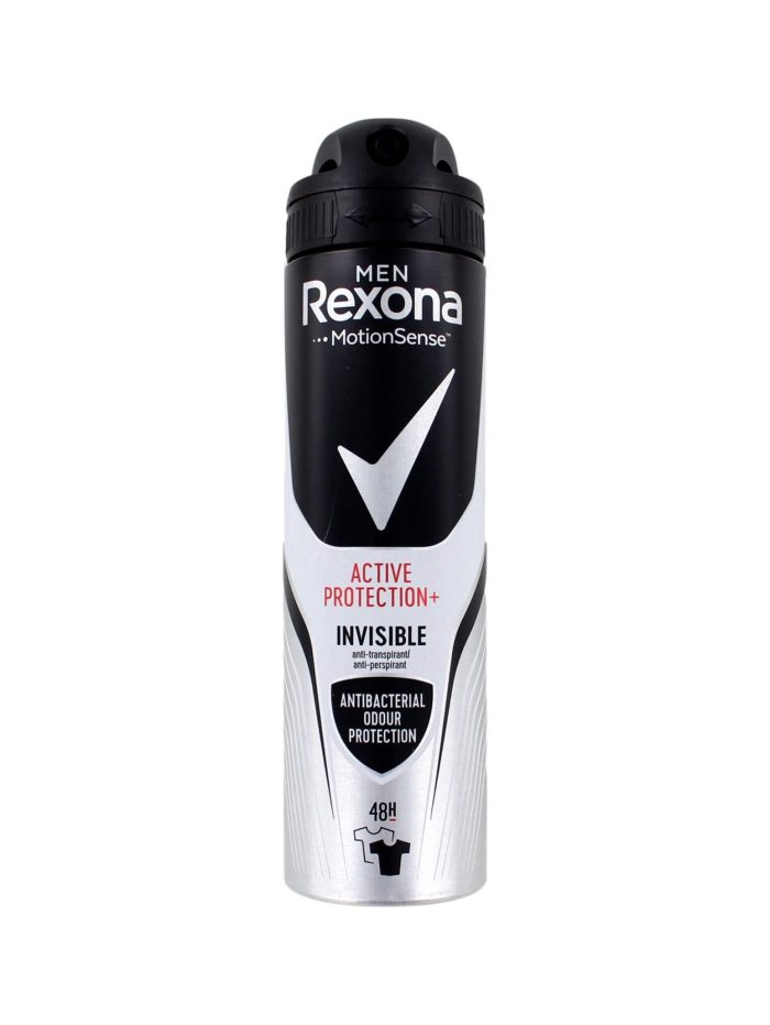 Rexona Men Deodorant Spray Active Protection Invisible, 150 ml