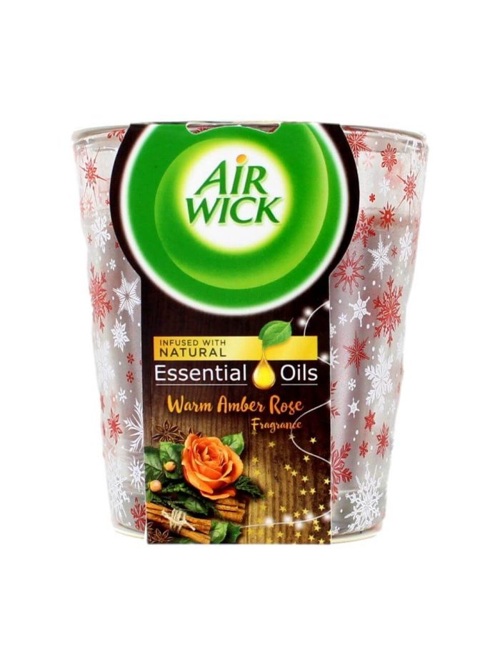 Airwick Geurkaars Essential Oils Amber Rose, 105 Gram