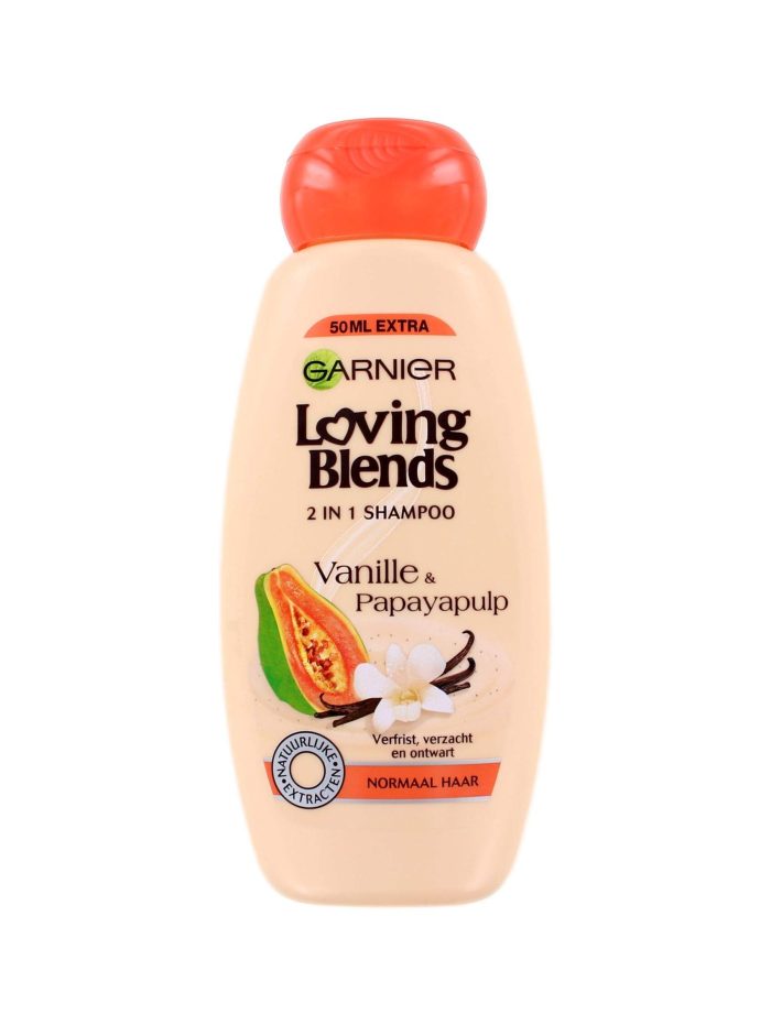 Garnier Loving Blends 2in1 Shampoo Vanille & Papayapulp, 300 ml
