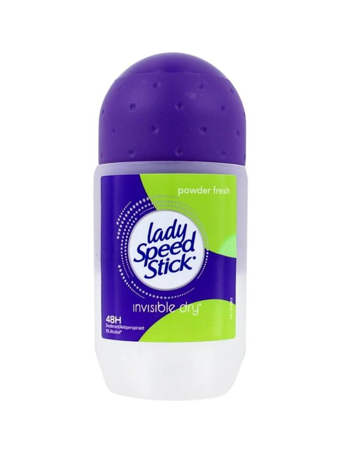Lady Speed Stick Deodorant Roller Invisible Dry Powder Fresh, 50 ml