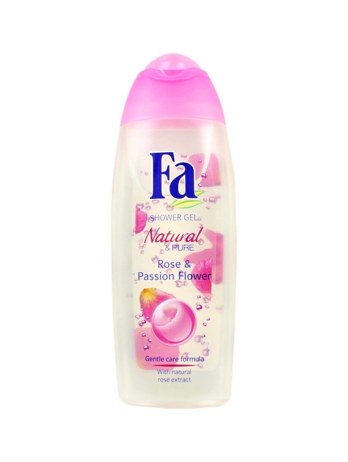Fa Douchegel Natural & Pure Rose & Passion Flower, 250 ml
