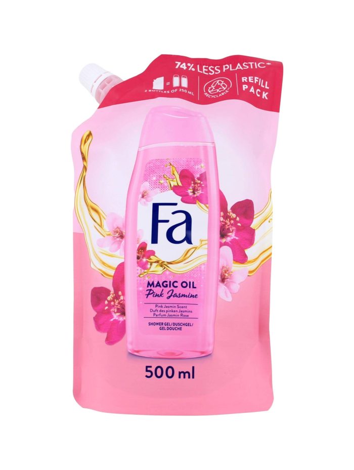 Fa Douchegel Navulling Magic Oil Pink Jasmine Scent, 500 ml
