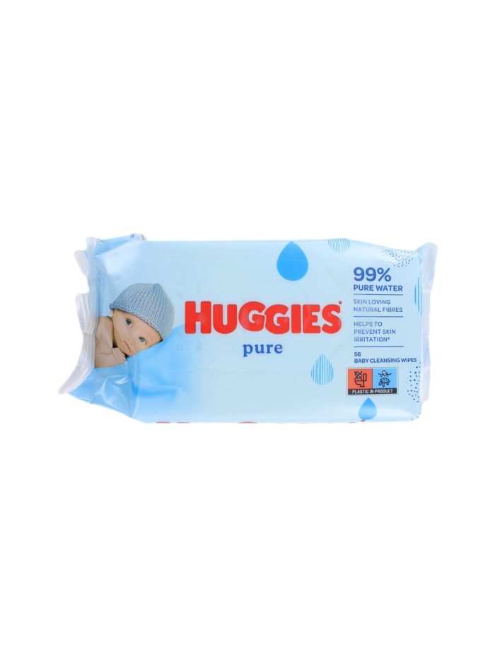 Huggies Babydoekjes Pure, 56 Stuks
