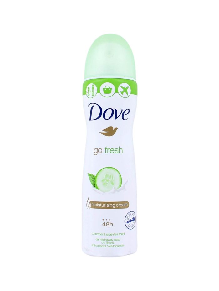 Dove Deodorant Spray Compressed Go Fresh Cucumber, 75 ml