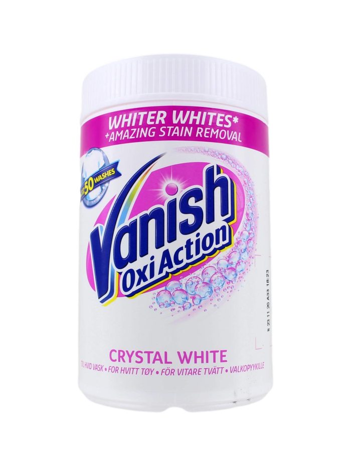 Vanish Oxi Action Vlekverwijderaar Crystal White, 630 Gram