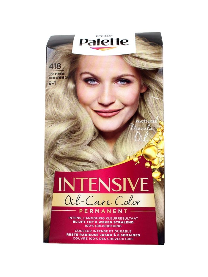 Poly Palette Haarverf Intensive Creme Color 418 Licht Asblond