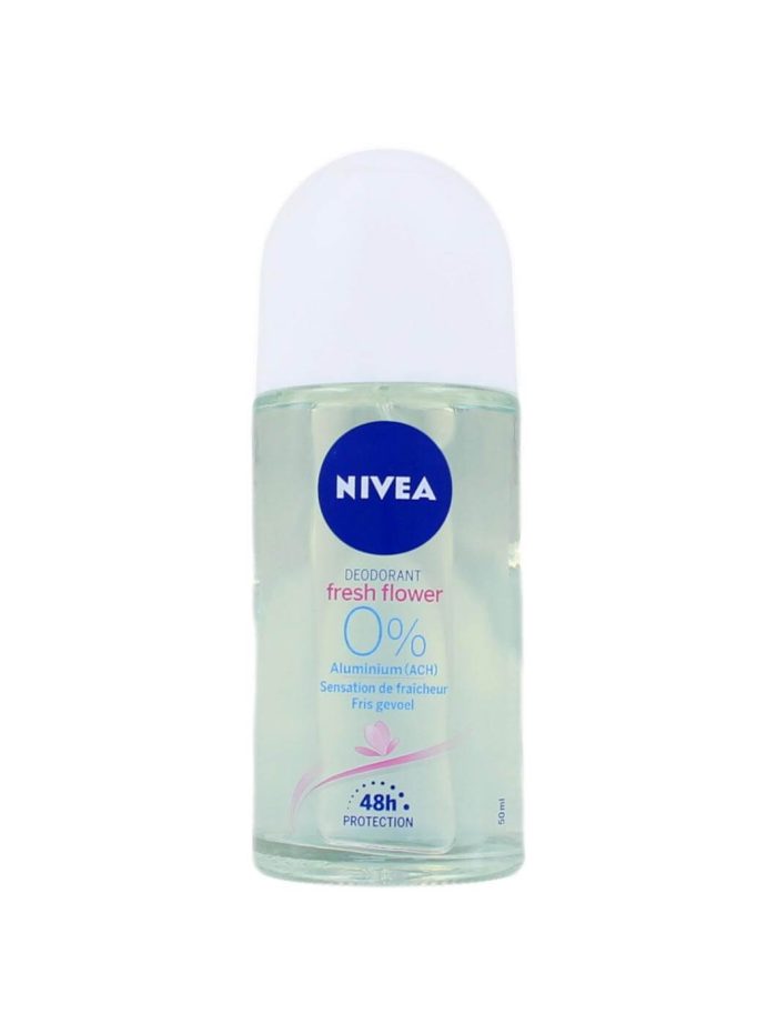 Nivea Deodorant Roller Fresh Flower 0%, 50 ml