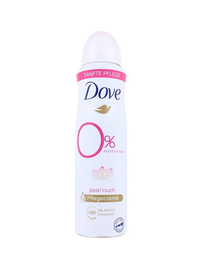 Dove Deodorant Spray 0% Pearl Touch, 150 ml