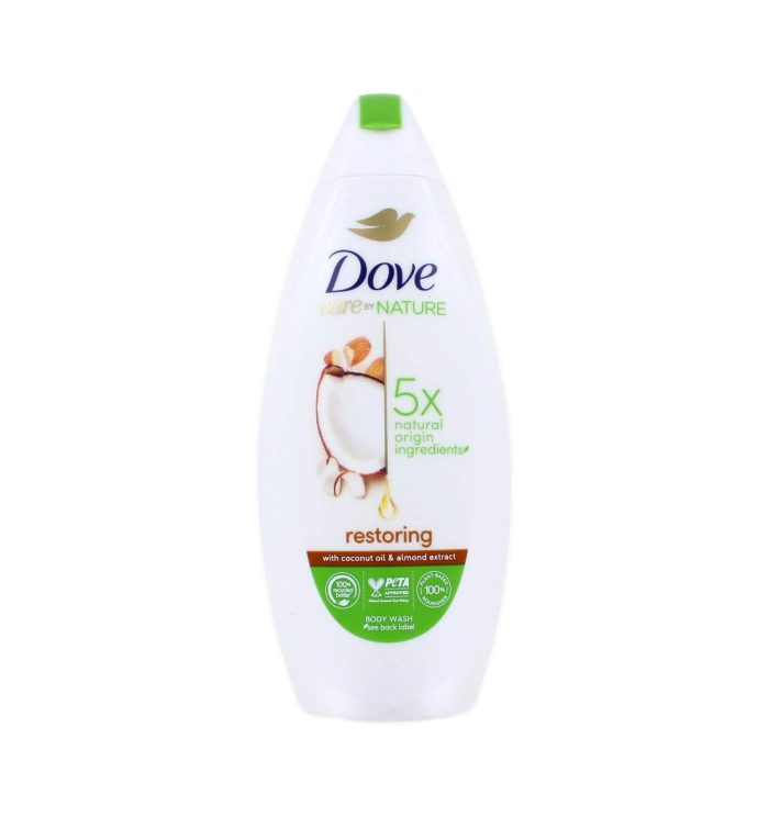 Dove Douchegel Care By Nature Restoring Kokos, 225 ml
