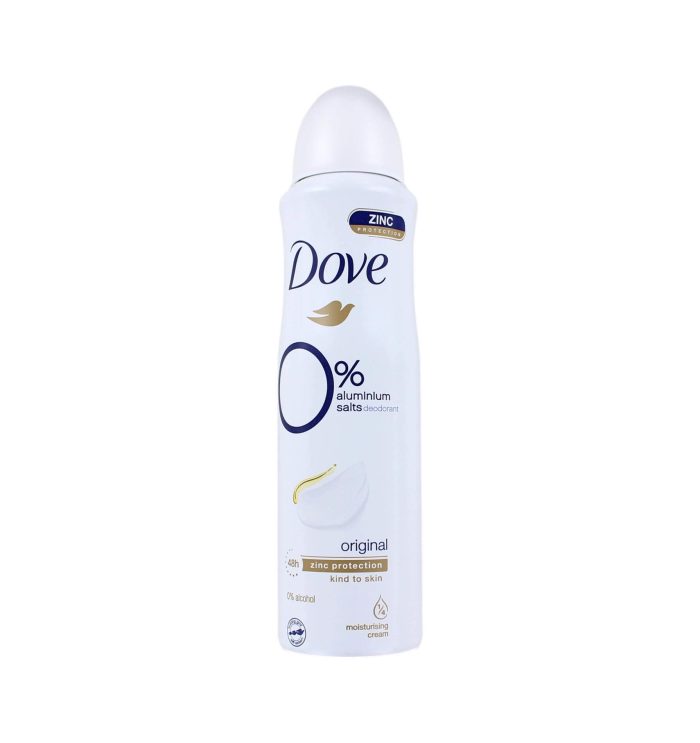 Dove Deodorant Spray 0% Original, 150 ml