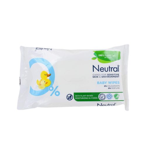 Neutral Babydoekjes 0% Gevoelige Huid, 52 Stuks