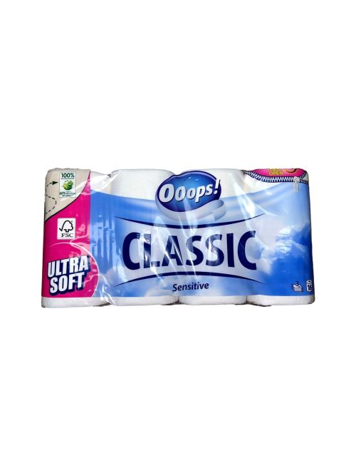 Ooops! Toiletpapier Classic Sensitive 3 Laags, 16 Rollen