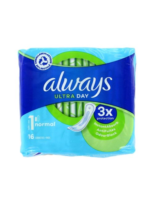 Always Maandverband Ultra Day Normal Size 1, 16 Stuks