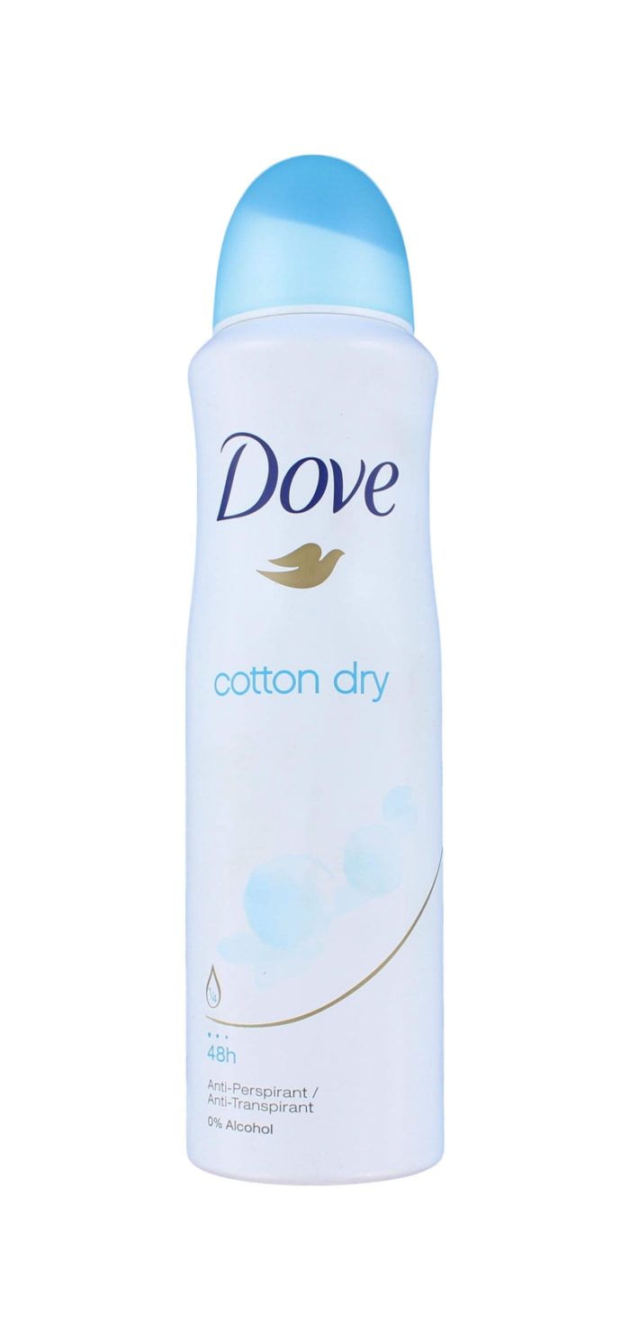 Dove Deodorant Spray Cotton Dry, 150 ml