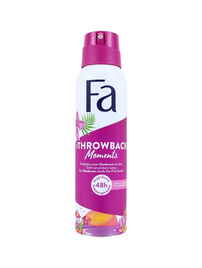 Fa Deodorant Spray Throwback Moments, 150 ml