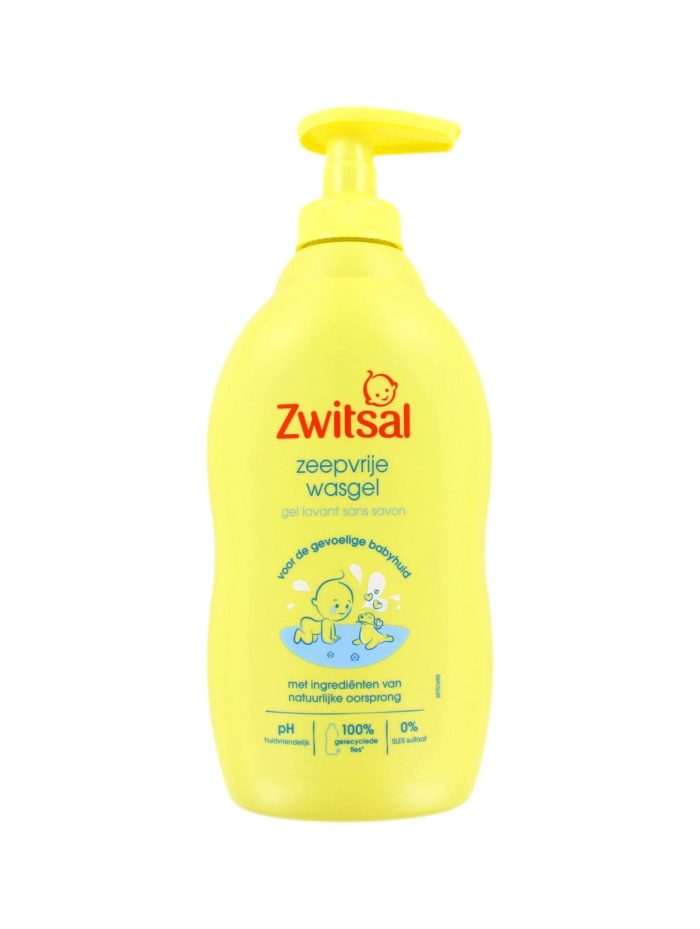 Zwitsal Zeepvrije Wasgel met Pomp, 400 ml