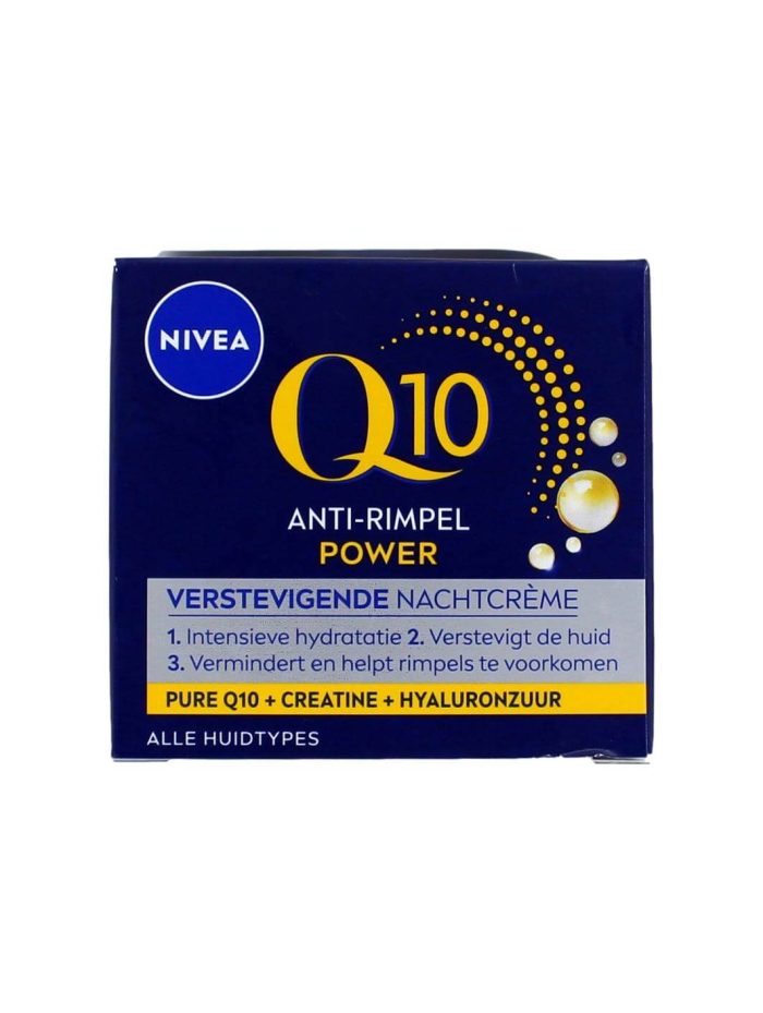 Nivea Nachtcreme Q10 Power Normale Huid, 50 ml