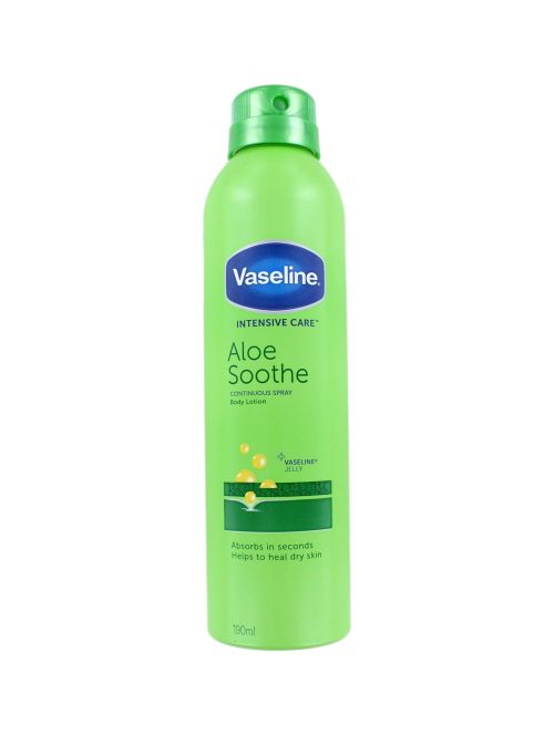 Vaseline Bodylotion Spray & Go Aloe Vera, 190 ml