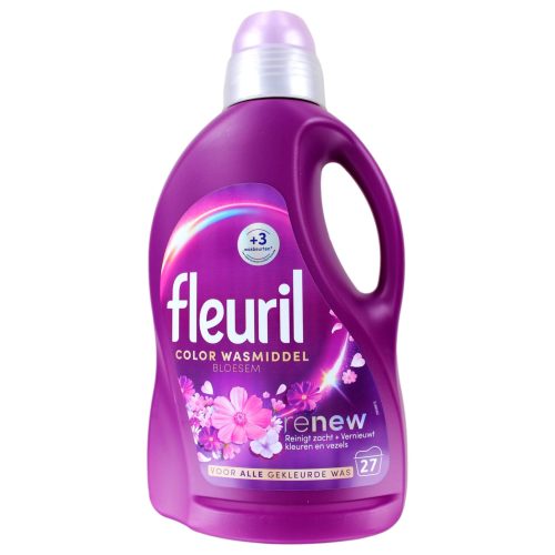 Fleuril Vloeibaar Wasmiddel Kleur Bloesem Renew 27 Wasbeurten, 1350 ml