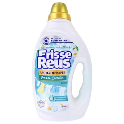 Frisse Reus Vloeibaar Wasmiddel Wit Lotus 19 Wasbeurten, 855 ml