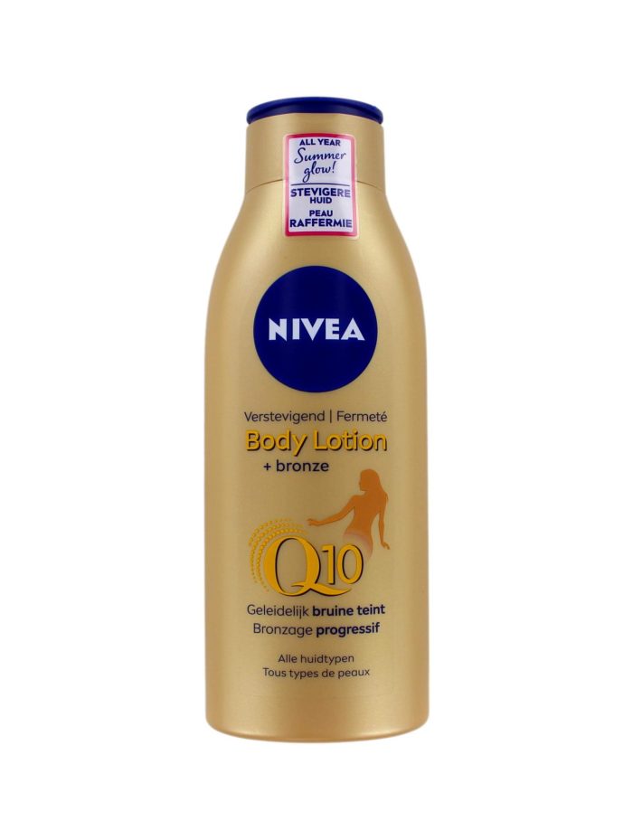 Nivea Bodylotion + Bronze Q10 Alle Huidtypen, 400 ml