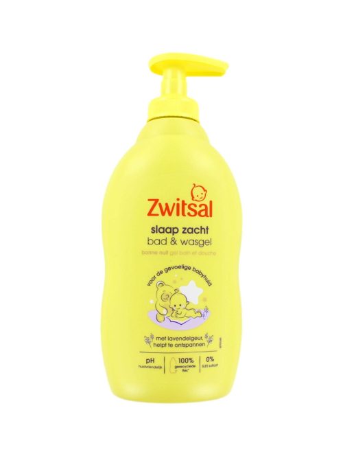 Zwitsal Bad & Wasgel Slaap Zacht Met Lavendel, 400 ml