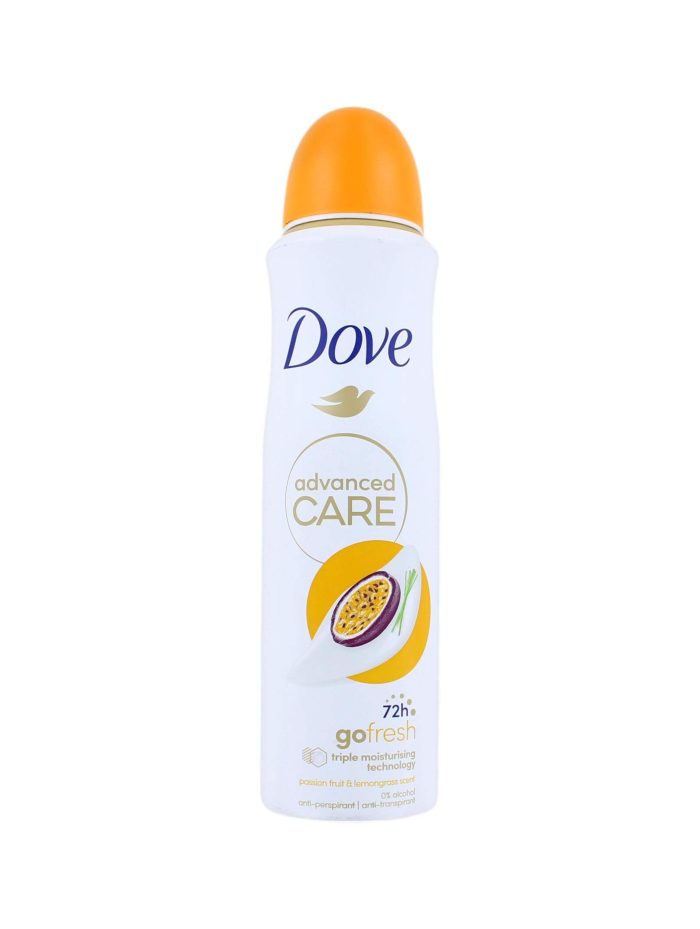 Dove Deodorant Spray Go Fresh Passievrucht & Citroengras 72h, 150 ml