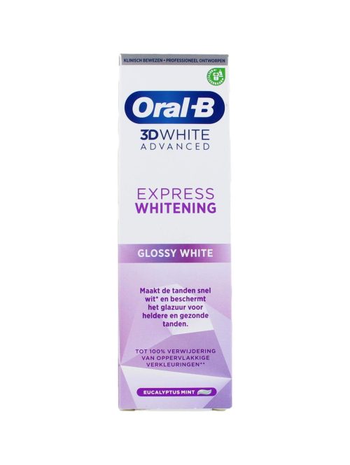 Oral-B Tandpasta 3D White Express Whitening Glossy White, 75 ml