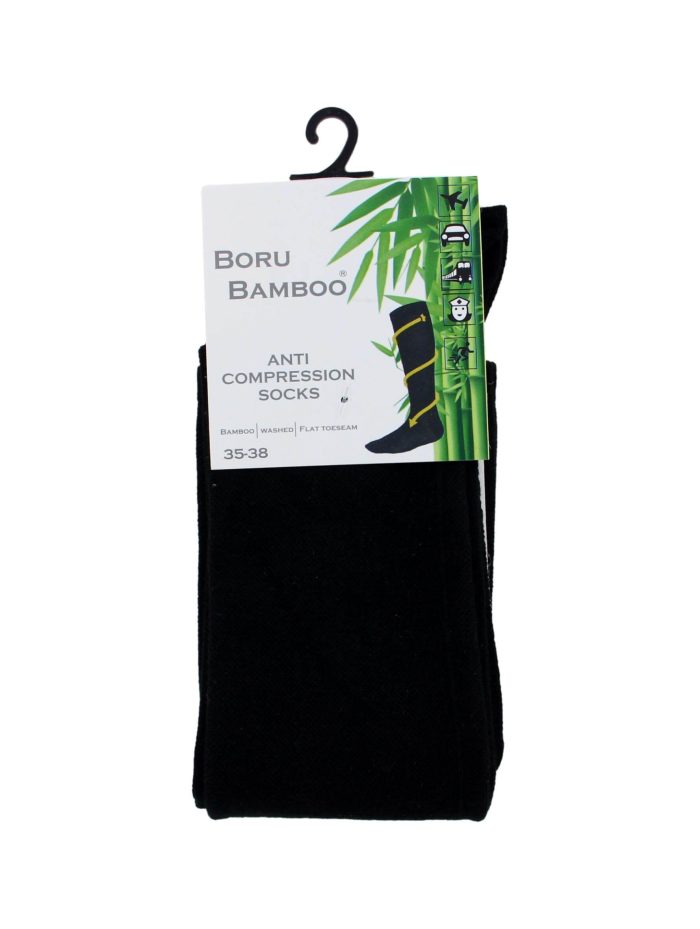 Boru Bamboo Compressiesok Zwart